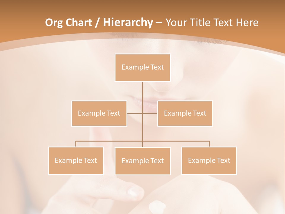 Young Beautiful Woman Applying Hands Cream And Looking At Camera PowerPoint Template