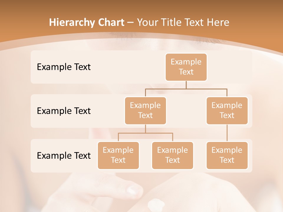 Young Beautiful Woman Applying Hands Cream And Looking At Camera PowerPoint Template
