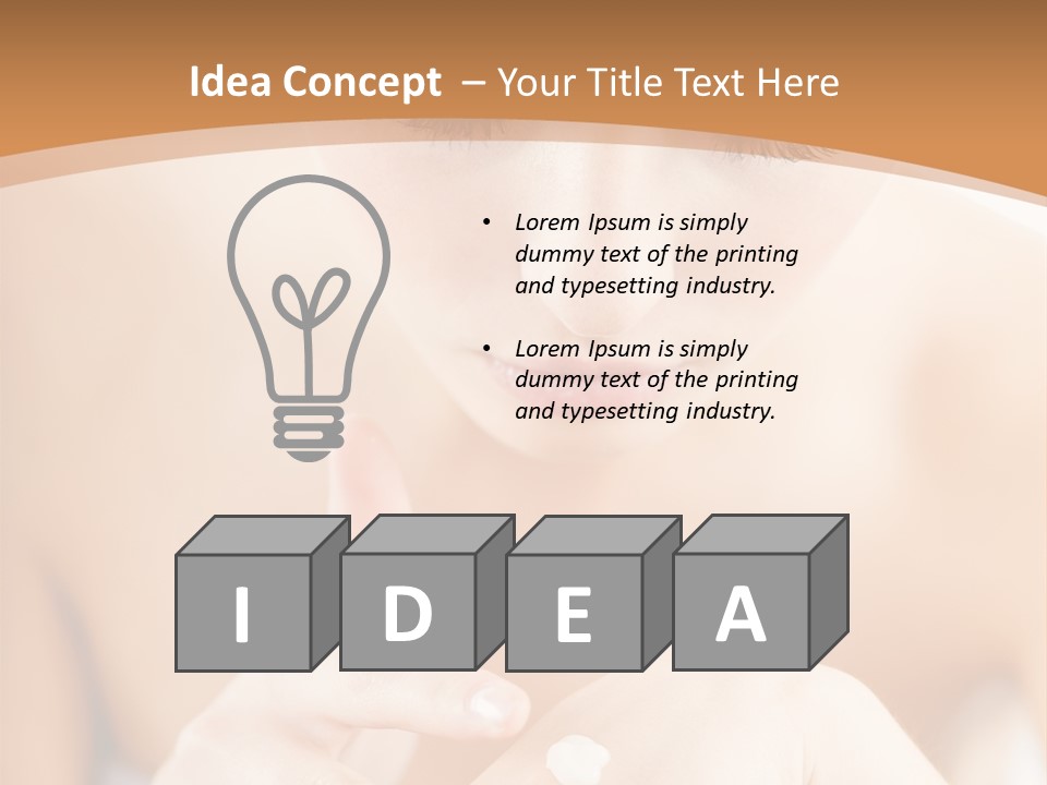 Young Beautiful Woman Applying Hands Cream And Looking At Camera PowerPoint Template