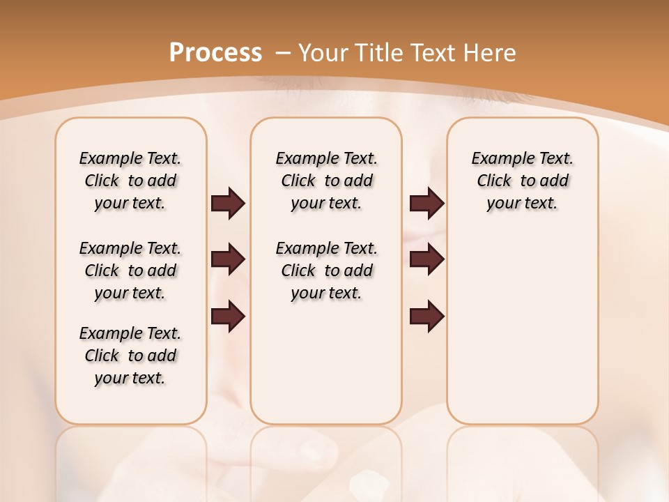 Young Beautiful Woman Applying Hands Cream And Looking At Camera PowerPoint Template
