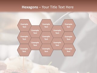 Chef Add Sause To A Beef On Professional Kitchen PowerPoint Template