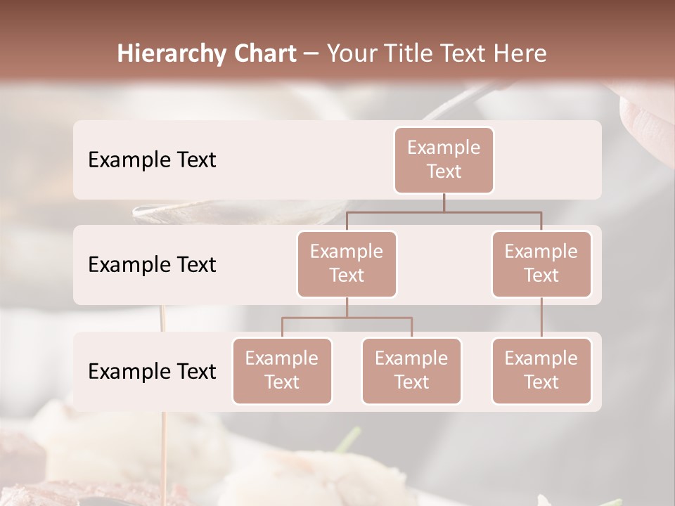 Chef Add Sause To A Beef On Professional Kitchen PowerPoint Template