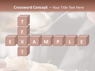 Chef Add Sause To A Beef On Professional Kitchen PowerPoint Template