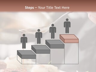 Chef Add Sause To A Beef On Professional Kitchen PowerPoint Template