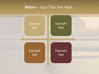 A Surfer Leaves The Surf As The Sun Sets At Polzeath Beach In Cornwall, Uk. PowerPoint Template