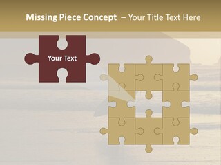 A Surfer Leaves The Surf As The Sun Sets At Polzeath Beach In Cornwall, Uk. PowerPoint Template