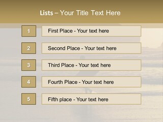 A Surfer Leaves The Surf As The Sun Sets At Polzeath Beach In Cornwall, Uk. PowerPoint Template