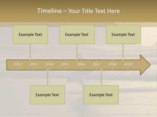 A Surfer Leaves The Surf As The Sun Sets At Polzeath Beach In Cornwall, Uk. PowerPoint Template
