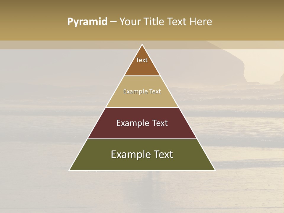 A Surfer Leaves The Surf As The Sun Sets At Polzeath Beach In Cornwall, Uk. PowerPoint Template