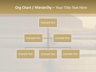A Surfer Leaves The Surf As The Sun Sets At Polzeath Beach In Cornwall, Uk. PowerPoint Template