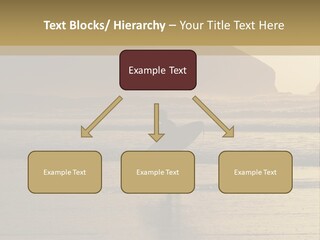 A Surfer Leaves The Surf As The Sun Sets At Polzeath Beach In Cornwall, Uk. PowerPoint Template