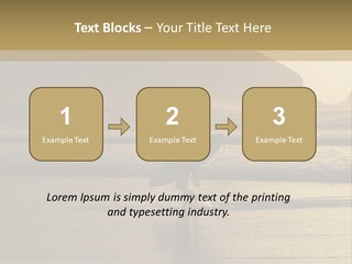 A Surfer Leaves The Surf As The Sun Sets At Polzeath Beach In Cornwall, Uk. PowerPoint Template