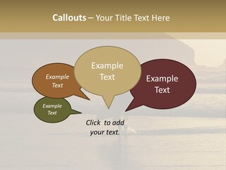 A Surfer Leaves The Surf As The Sun Sets At Polzeath Beach In Cornwall, Uk. PowerPoint Template