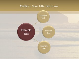 A Surfer Leaves The Surf As The Sun Sets At Polzeath Beach In Cornwall, Uk. PowerPoint Template