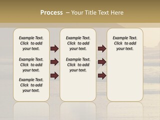 A Surfer Leaves The Surf As The Sun Sets At Polzeath Beach In Cornwall, Uk. PowerPoint Template