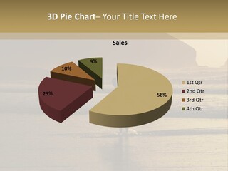 A Surfer Leaves The Surf As The Sun Sets At Polzeath Beach In Cornwall, Uk. PowerPoint Template
