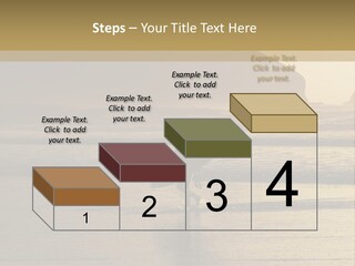 A Surfer Leaves The Surf As The Sun Sets At Polzeath Beach In Cornwall, Uk. PowerPoint Template