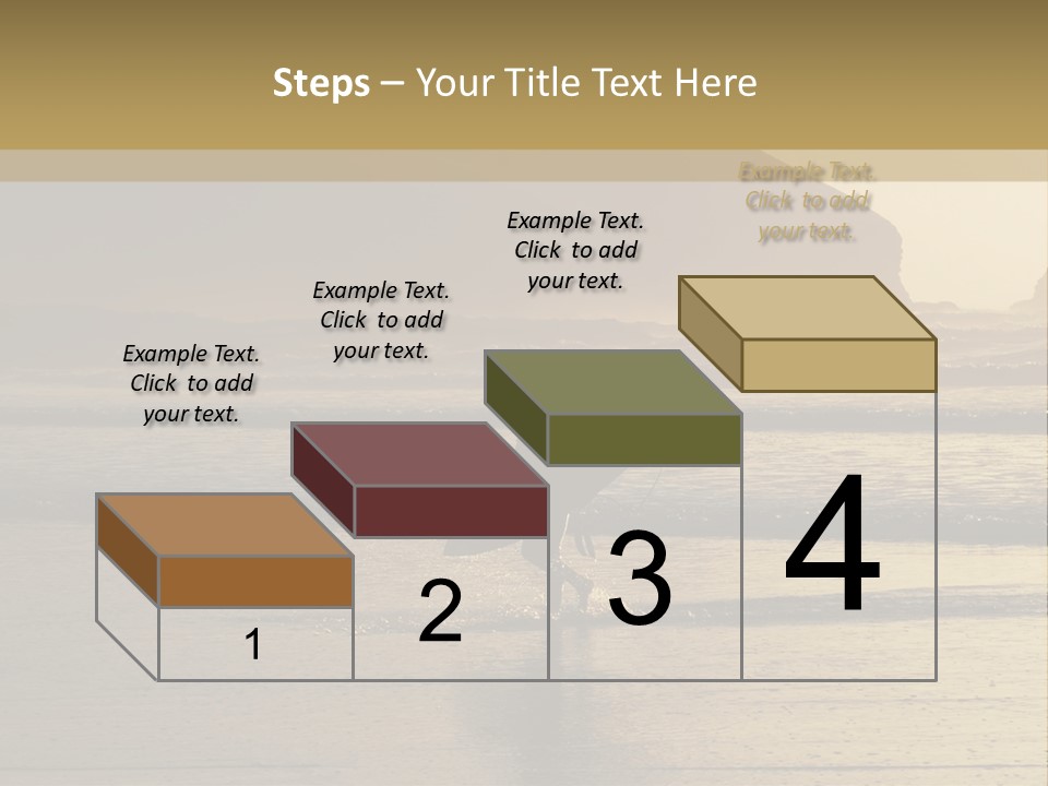 A Surfer Leaves The Surf As The Sun Sets At Polzeath Beach In Cornwall, Uk. PowerPoint Template