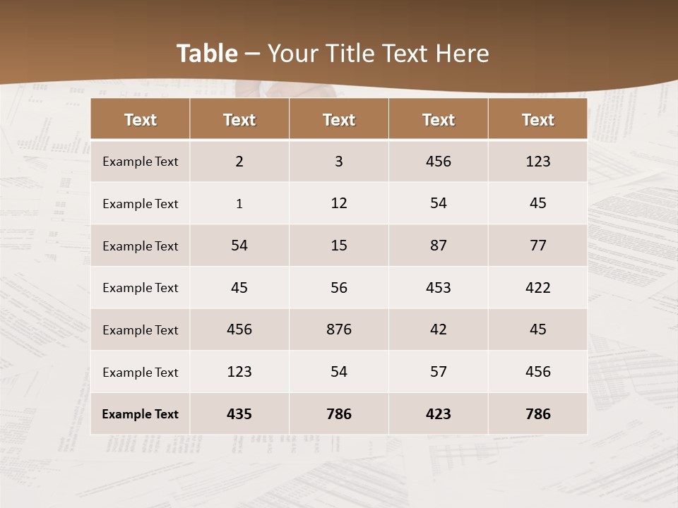 Stress By Bureaucracy And Paper Filing PowerPoint Template