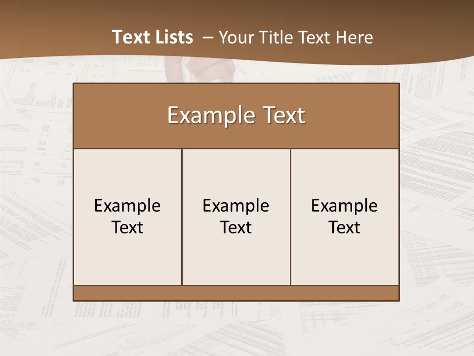 Stress By Bureaucracy And Paper Filing PowerPoint Template