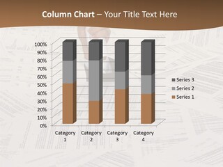 Stress By Bureaucracy And Paper Filing PowerPoint Template