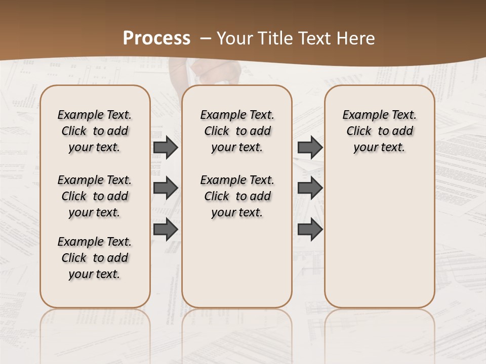 Stress By Bureaucracy And Paper Filing PowerPoint Template