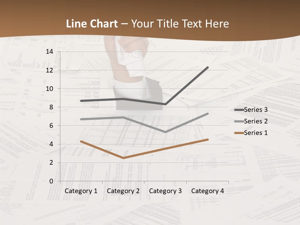 Stress By Bureaucracy And Paper Filing PowerPoint Template