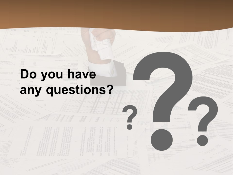 Stress By Bureaucracy And Paper Filing PowerPoint Template