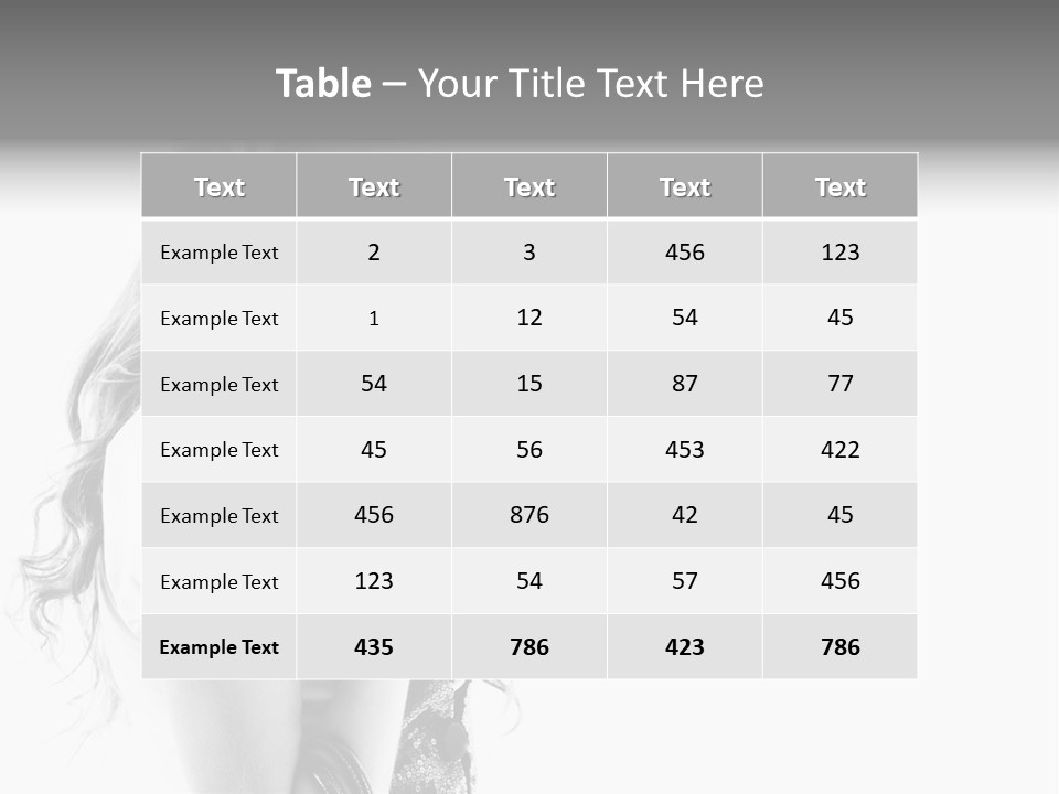 Fashion Model With Big Bag. Isolated On White PowerPoint Template