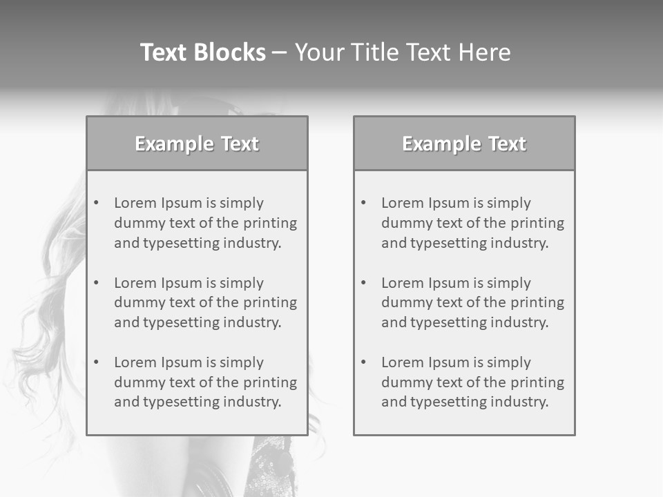 Fashion Model With Big Bag. Isolated On White PowerPoint Template