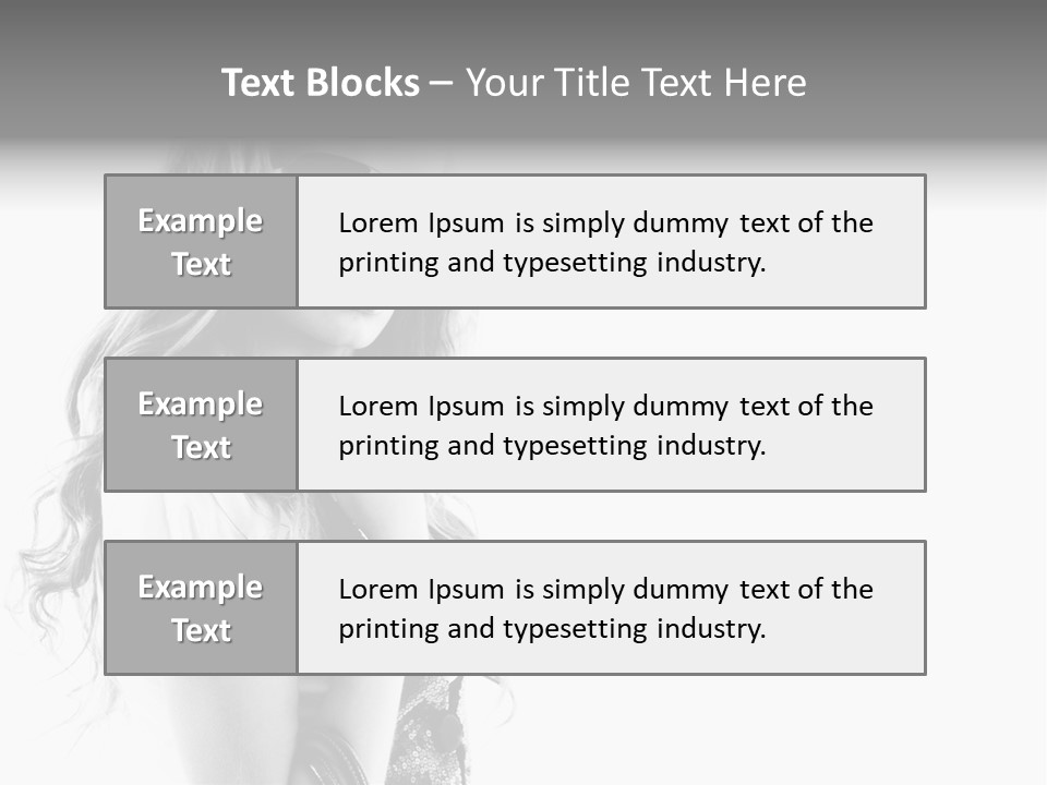 Fashion Model With Big Bag. Isolated On White PowerPoint Template