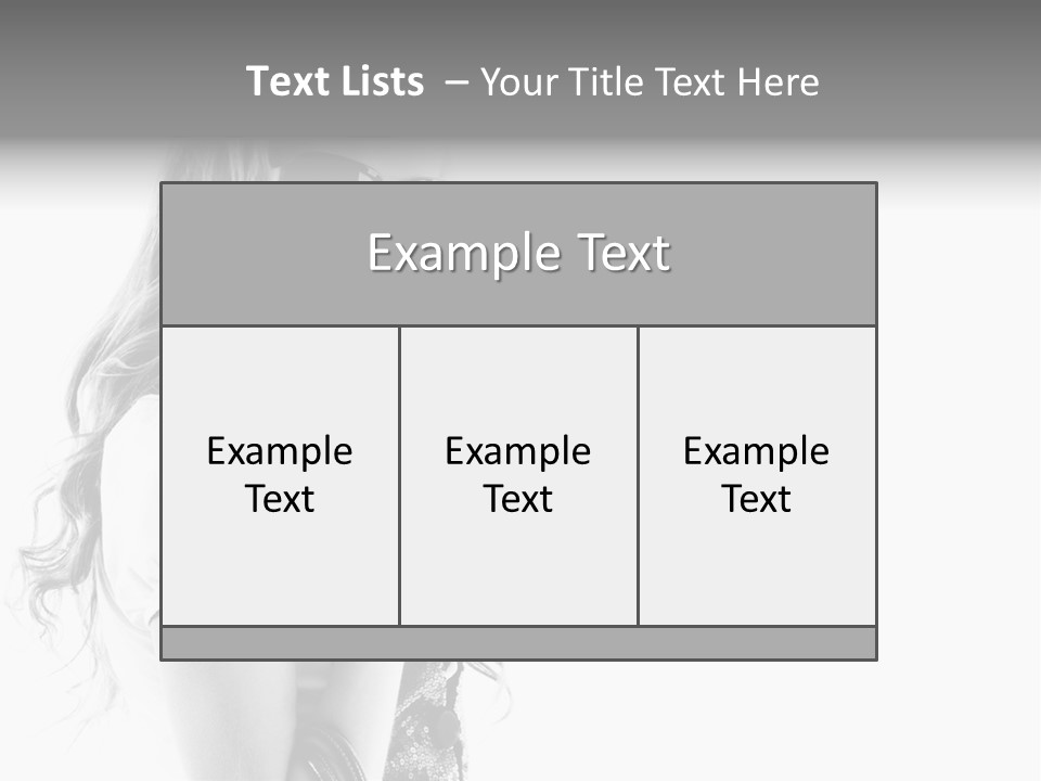 Fashion Model With Big Bag. Isolated On White PowerPoint Template