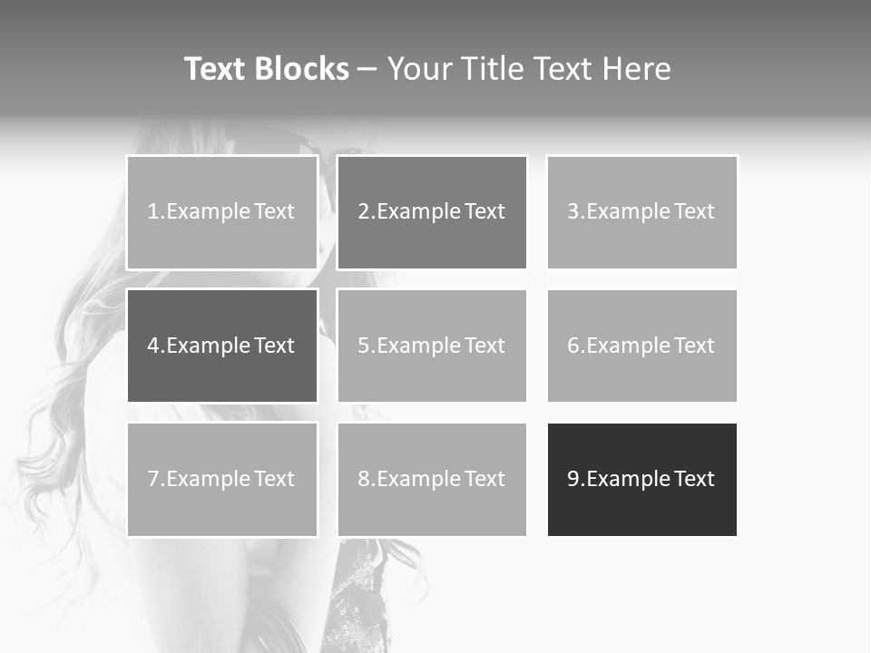 Fashion Model With Big Bag. Isolated On White PowerPoint Template