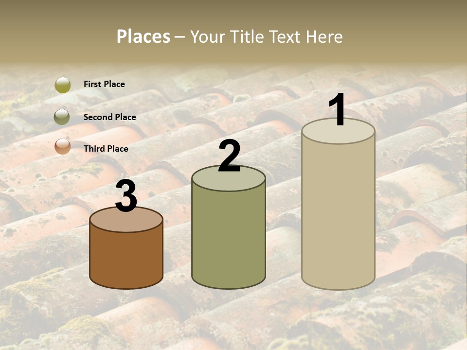 Old Roofing In Tiles PowerPoint Template