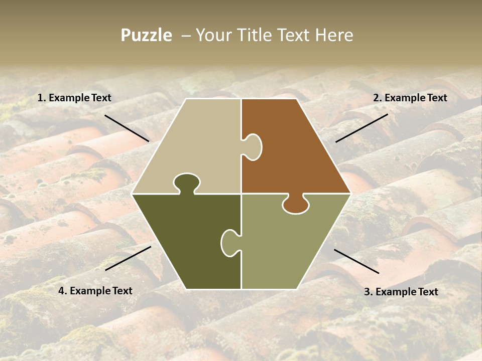 Old Roofing In Tiles PowerPoint Template