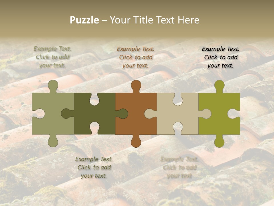 Old Roofing In Tiles PowerPoint Template