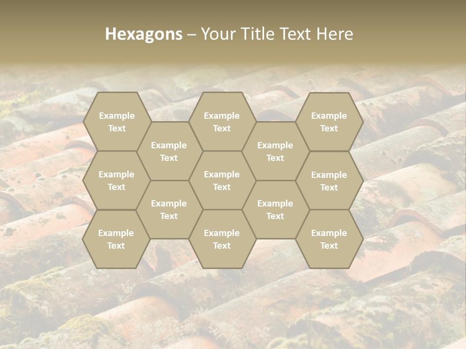 Old Roofing In Tiles PowerPoint Template