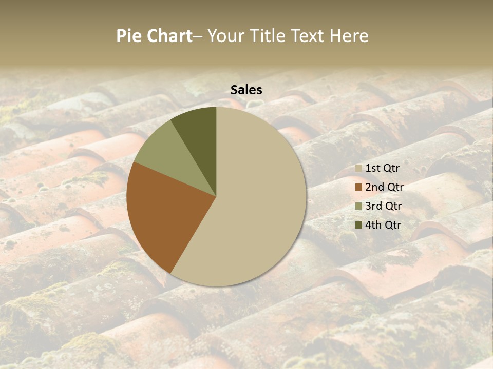 Old Roofing In Tiles PowerPoint Template