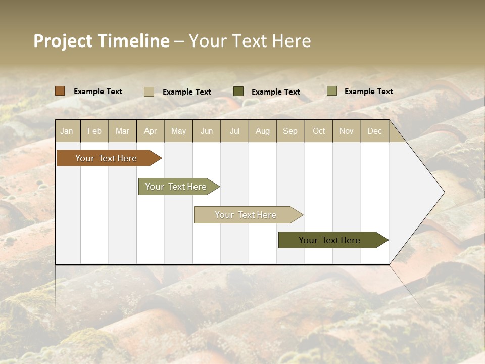 Old Roofing In Tiles PowerPoint Template