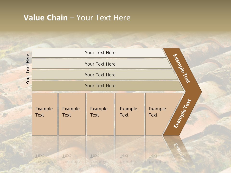 Old Roofing In Tiles PowerPoint Template