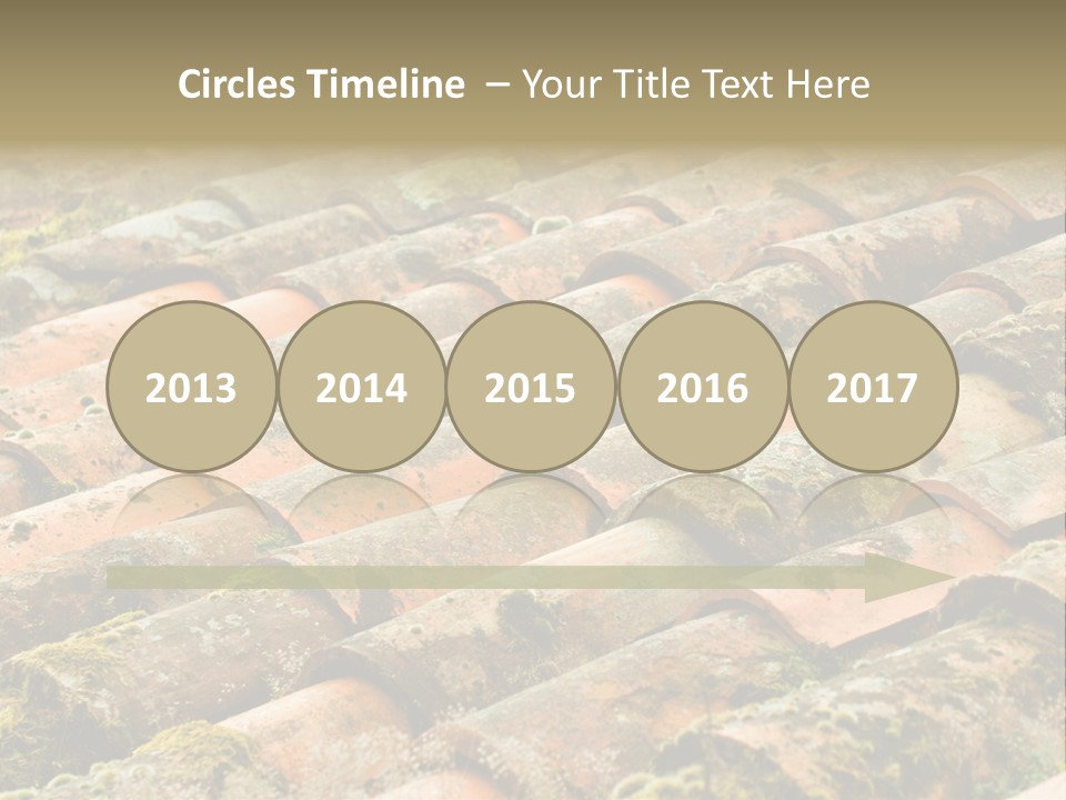 Old Roofing In Tiles PowerPoint Template