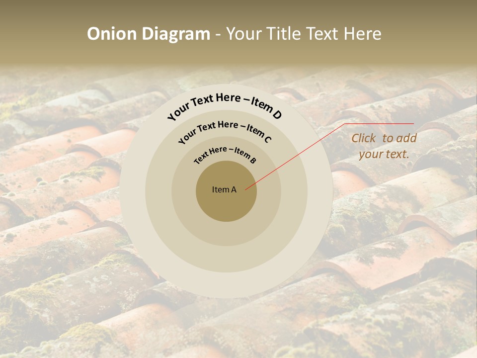 Old Roofing In Tiles PowerPoint Template
