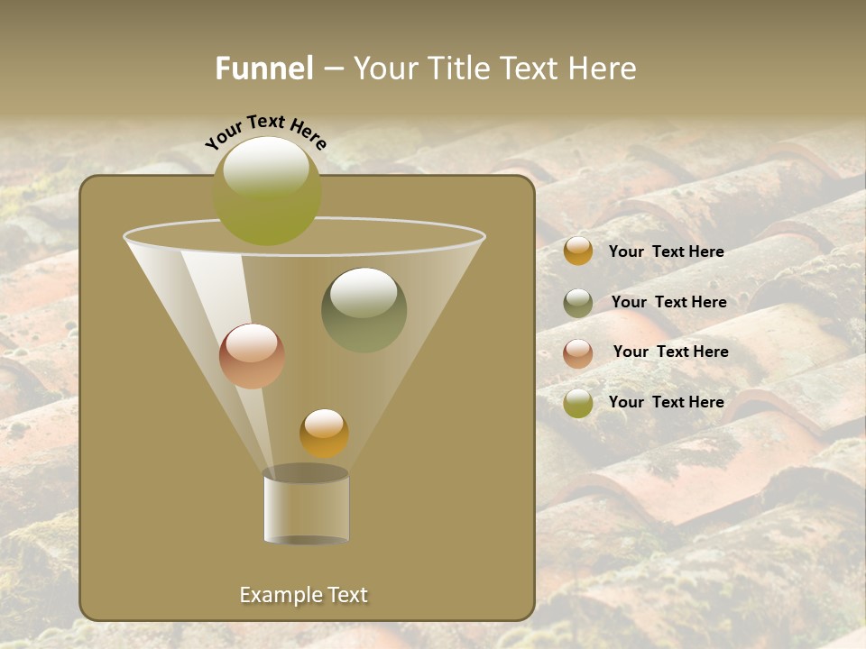 Old Roofing In Tiles PowerPoint Template