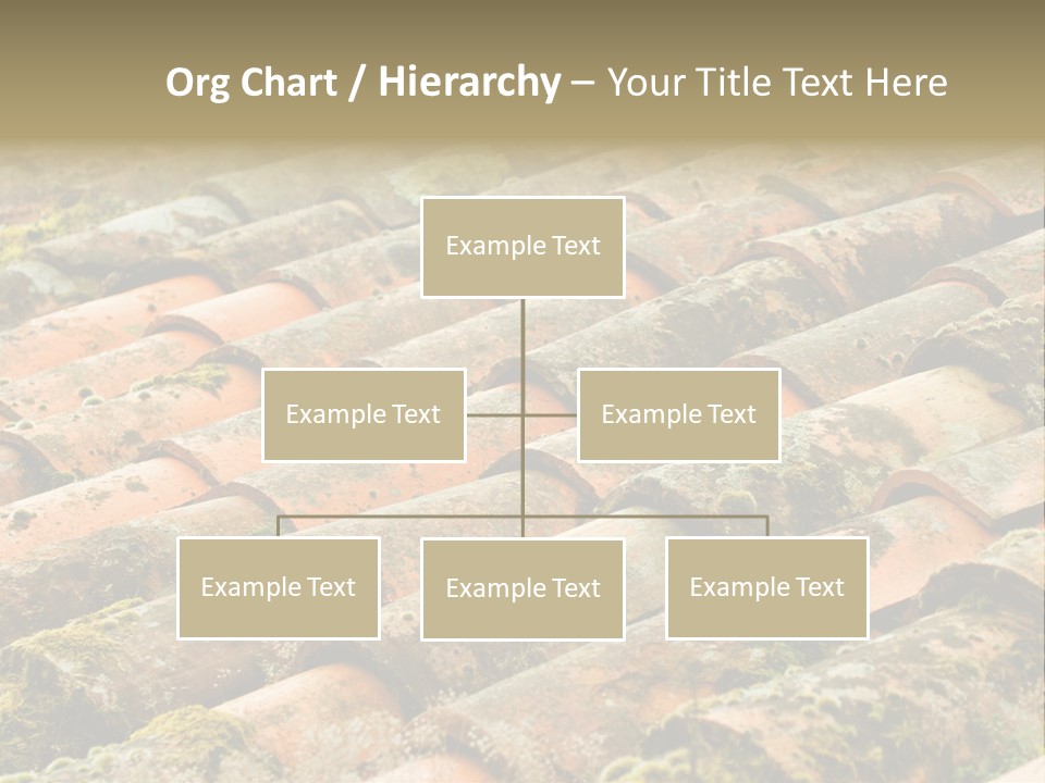 Old Roofing In Tiles PowerPoint Template