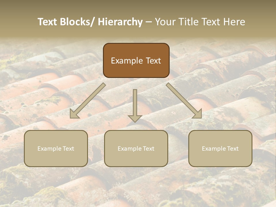Old Roofing In Tiles PowerPoint Template