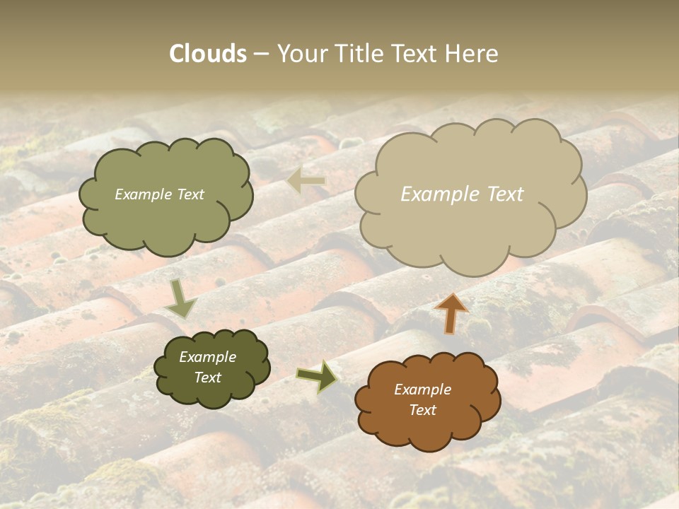 Old Roofing In Tiles PowerPoint Template