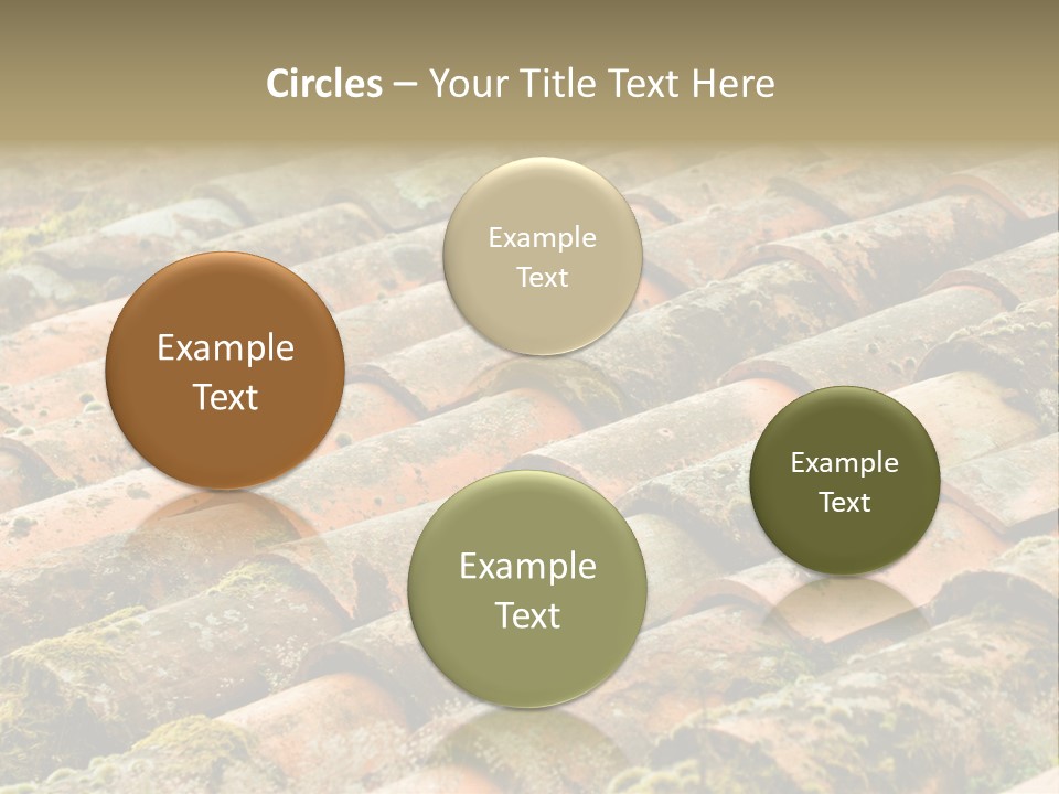 Old Roofing In Tiles PowerPoint Template