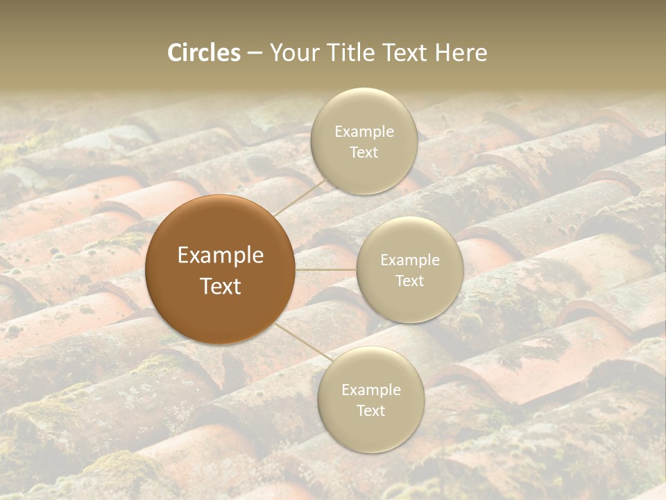 Old Roofing In Tiles PowerPoint Template