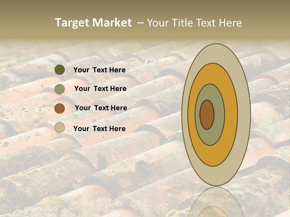 Old Roofing In Tiles PowerPoint Template