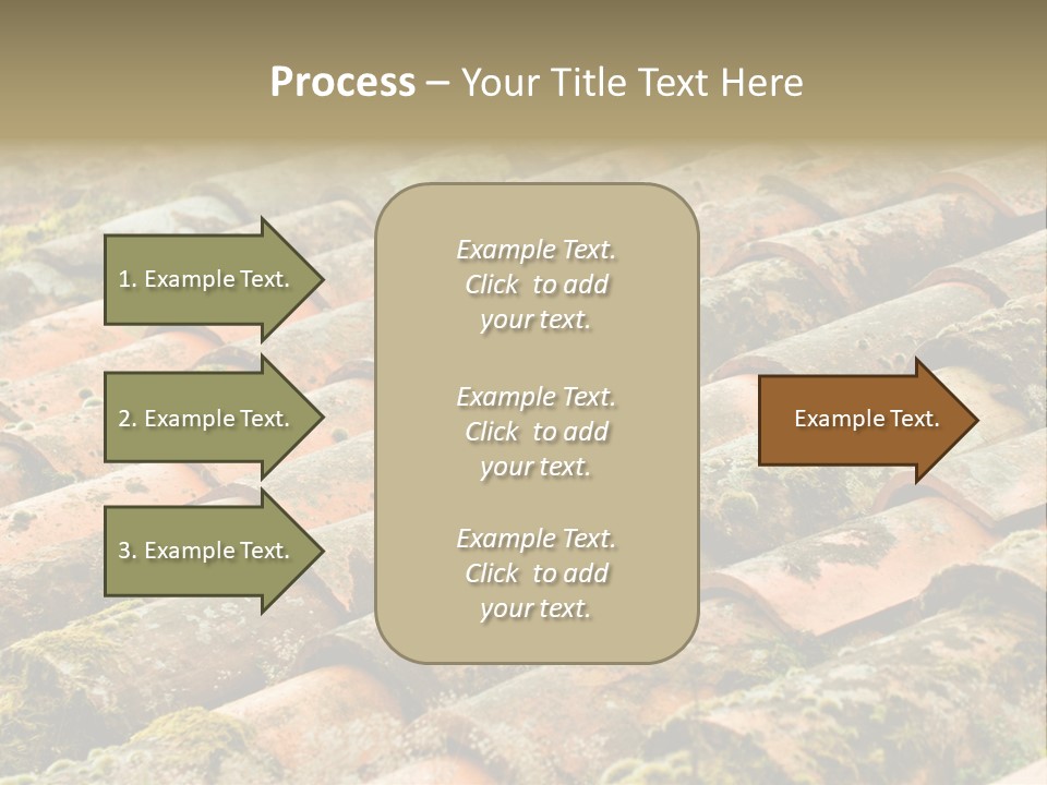 Old Roofing In Tiles PowerPoint Template